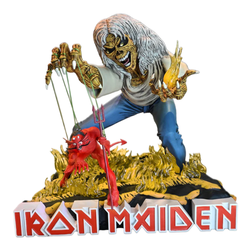 Iron Maiden Number of the Beast KnuckleBonz Statue