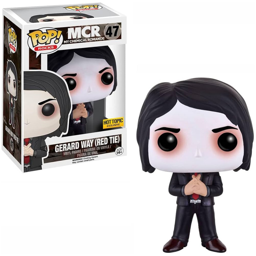 Pop! Rocks My Chemical Romance Gerard Way Red Tie #47 Exclusive