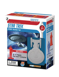 Nanoforce Star Trek TNG The Next Generation Army Builder Figure Boxed Set Exclusive