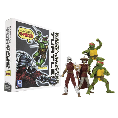 Teenage Mutant Ninja Turtles BST AXN PX Previews Exclusive Classic Comic Four-Pack Set 2