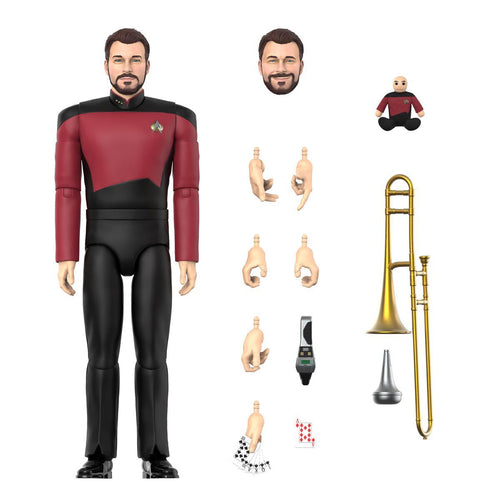 Super7 Ultimates Star Trek The Next Generation Wave 1 Commander Riker